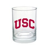 USC Trojans Arch Double Old Fashioned Glass